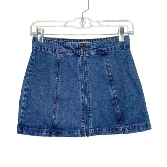 Forever 21 Denim Retro 70’s 80’s Skirt - Picture 1 of 6